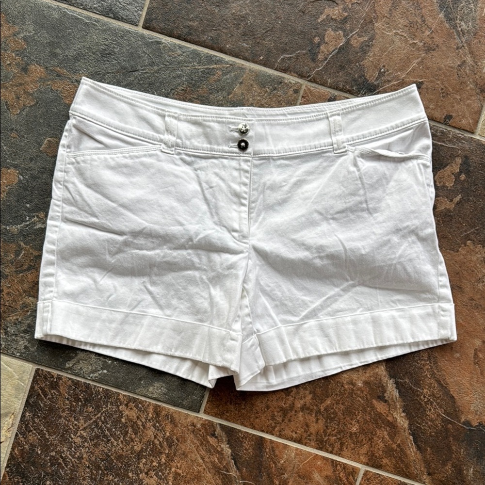 Women's White Shorts